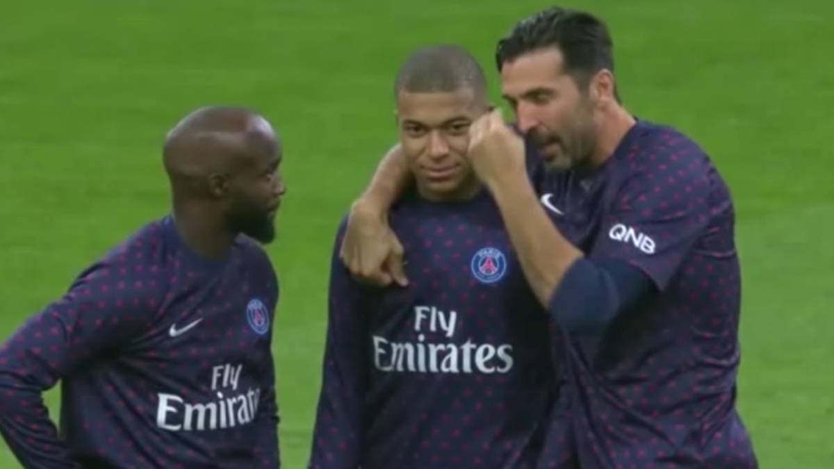 La voz de la razón: Buffon aconsejó a Mbappé tras ser castigado con la suplencia en PSG