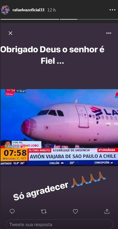 Rafael Vaz y momentos de terror que vivió en vuelo: Fueron los peores 30 minutos de mi vida