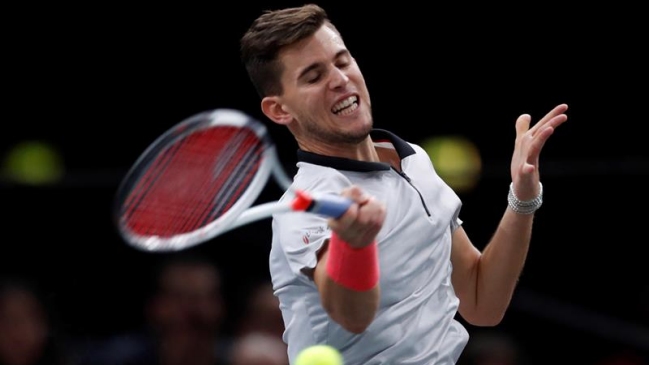 Thiem eliminó al defensor del título y pasó a semifinales en París-Bercy