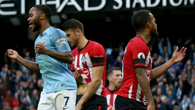 Manchester City aplastó a Southampton y se afirmó como líder exclusivo de la Premier