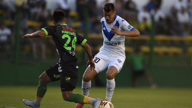 Pablo Galdames ingresó en la derrota de Vélez Sarsfield ante Defensa y Justicia de Beccacece