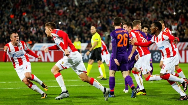 Liverpool fue frenado por Estrella Roja que obtuvo su primer triunfo en Champions tras 27 años