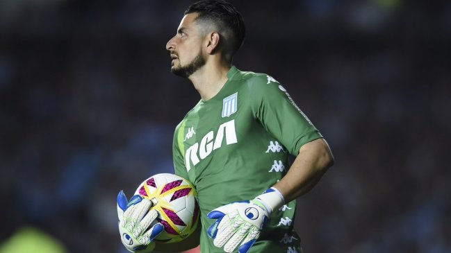 Gabriel Arias volvió a los entrenamientos y Racing es optimista con su recuperación