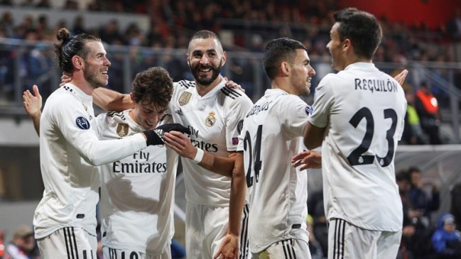 Real Madrid aplastó a Viktoria Plzen y consiguió su tercera victoria seguida de la mano de Solari