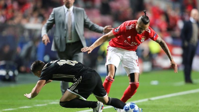 Benfica de Nicolás Castillo comprometió sus opciones en Champions tras empate ante Ajax