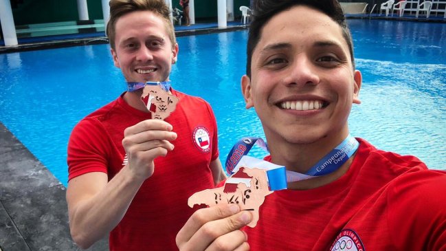 Equipo chileno de clavados clasificó a los Panamericanos 2019 tras gran actuación en Sudameriano