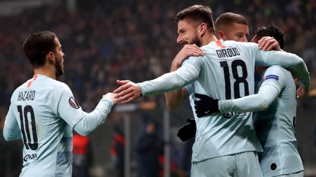 Chelsea venció a Bate Borisov con gol de Giroud y avanzó en la Europa League