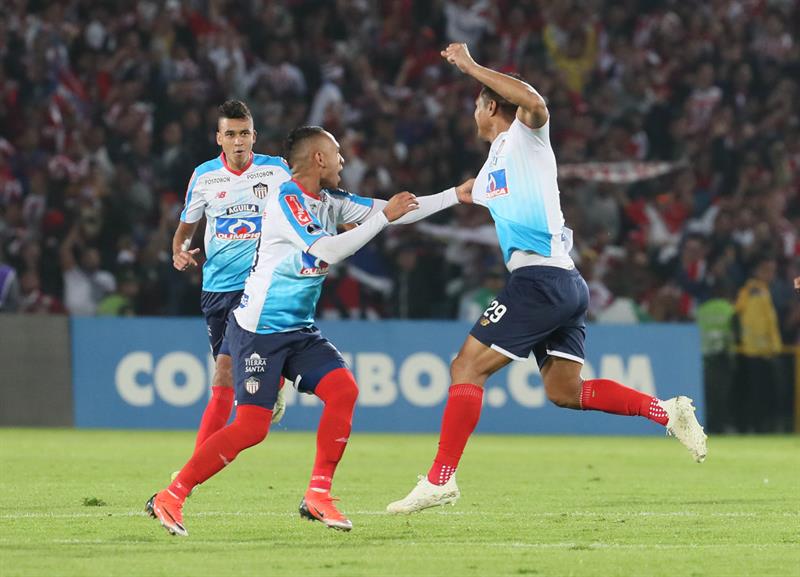 Copa Sudamericana: La victoria de Junior sobre Independiente Santa Fe en Bogotá