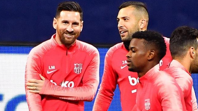 Lionel Messi entrenó con normalidad a la espera del alta médica