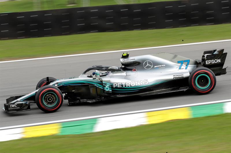 Valtteri Bottas dominó la segunda sesión de entrenamientos libres del Gran Premio de Sao Paulo