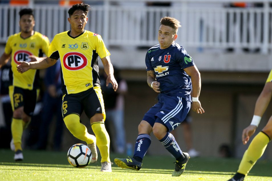 La U se exigió ante San Luis y con su triunfo acechó el puntero Universidad Católica