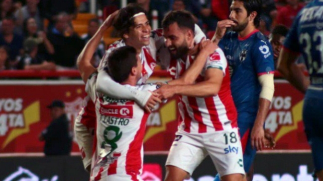 Felipe Gallegos le dio el empate a Necaxa ante Monterrey en México