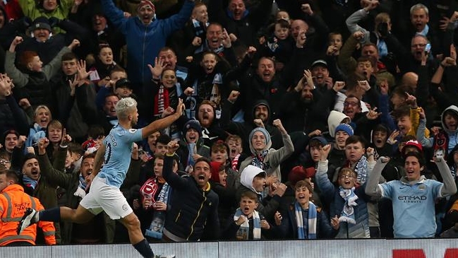 Manchester City afirmó su liderato con triunfazo sobre Manchester United en el clásico