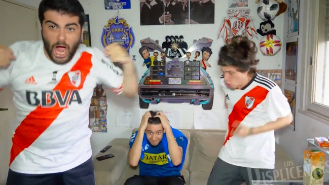 La eufórica jornada que vivieron Los Displicentes en la primera final de la Copa Libertadores