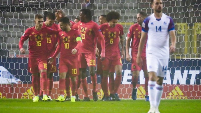 Michy Batshuayi figuró con dos goles en triunfo de Bélgica sobre Islandia por la Nations League