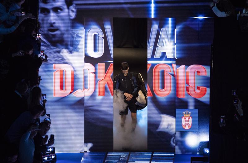 La victoria de Djokovic sobre Cilic en el cierre del grupo “Guga Kuerten” en el Masters de Londres