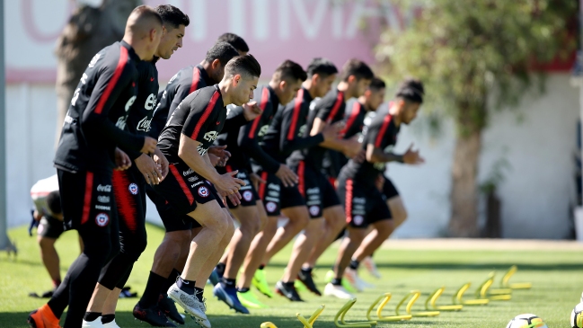 La Roja entrenó este sábado y Rueda le dio la tarde libre al plantel tras derrota ante Costa Rica