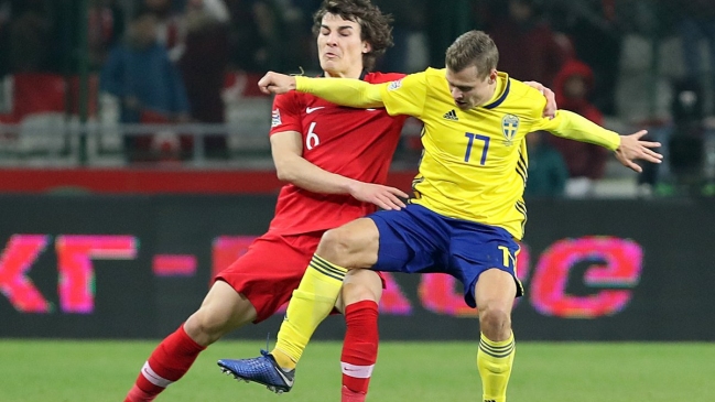 Suecia superó a Turquía y quedó con chances de ascender en la Nations League