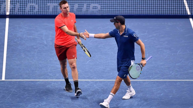 Jack Sock y Mike Bryan se alzaron con el título de dobles en el Masters de Londres