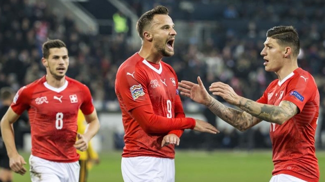 Haris Seferovic guió con un “hat-trick” la clasificación de Suiza al “Final Four” ante Bélgica