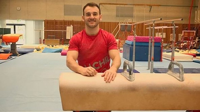 Tomás González tuvo su primer entrenamiento en Alemania de cara al Mundial de Gimnasia