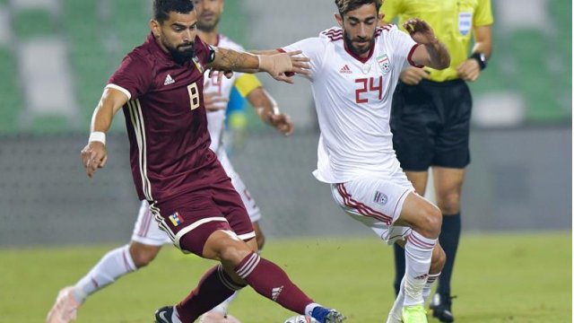 Venezuela consiguió un empate frente a Irán en su último partido del 2018