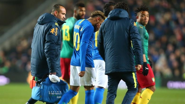 Neymar cree que su lesión en el amistoso contra Camerún “no fue nada grave”