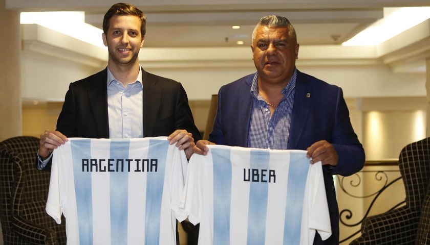 El “gol” de Uber en Argentina: Auspiciará a la selección
