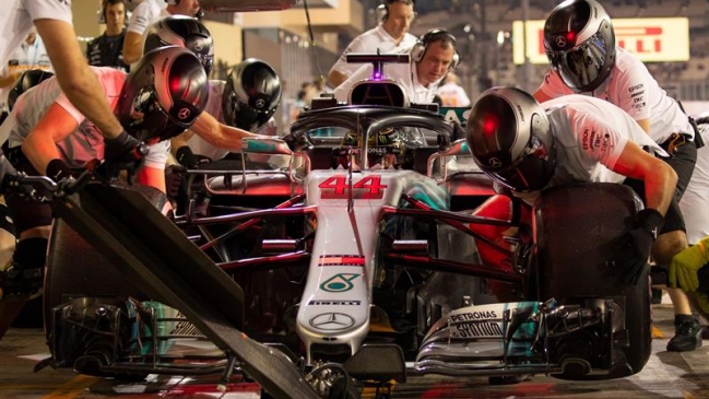 Lewis Hamilton lideró el último ensayo libre en Abu Dabi