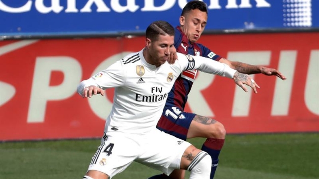 Eibar de Fabián Orellana frenó la racha de Santiago Solari en Real Madrid