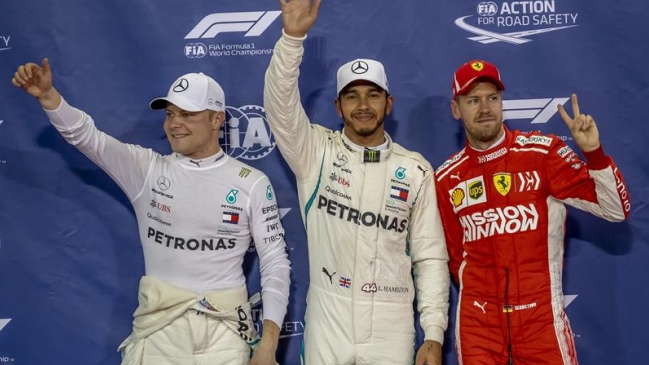 Lewis Hamilton logró otra ‘pole’ y Mercedes copa la primera fila en Abu Dabi