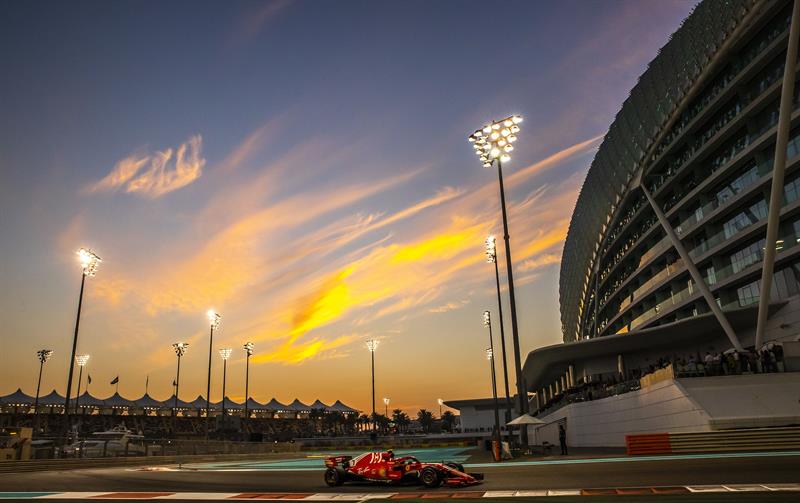 Las increíbles postales que dejó la clasificación del GP de Abu Dabi en Yas Marinas