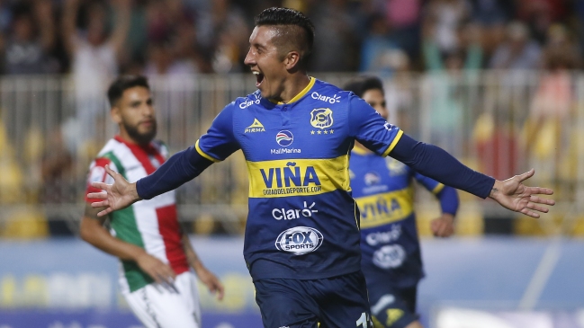 Cristián Suárez anotó un polémico penal y estiró la ventaja de Everton sobre Palestino