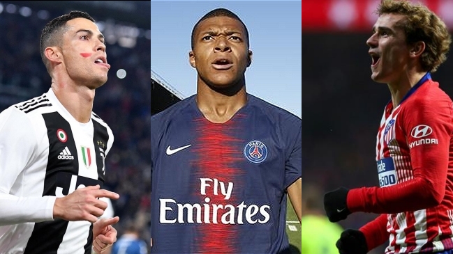 Cristiano, Griezmann y Mbappé son los candidatos a mejor jugador en los Globe Soccer