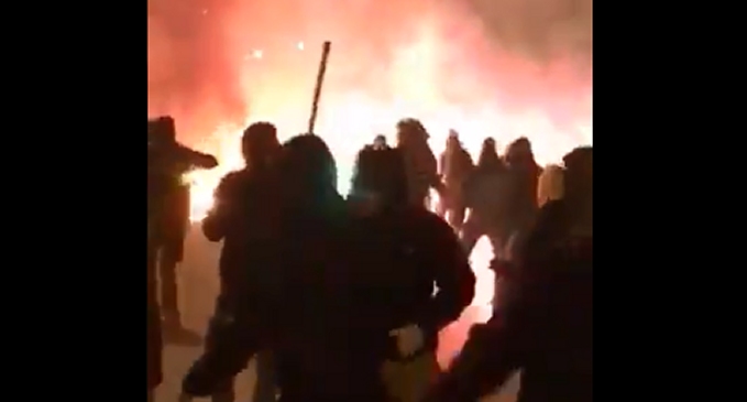 Escenario de guerra en Atenas: Hinchas de Ajax y AEK desataron el caos en las calles
