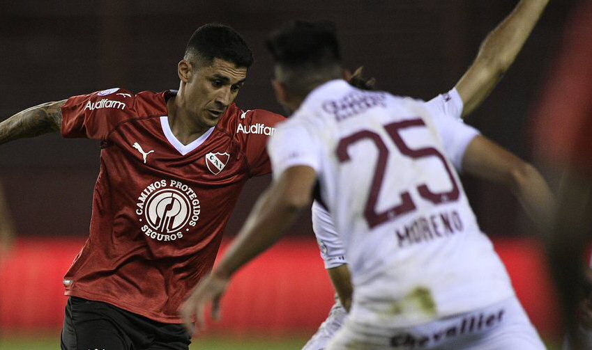 Lanús frenó la racha de Independiente de Pablo Hernández y Francisco Silva