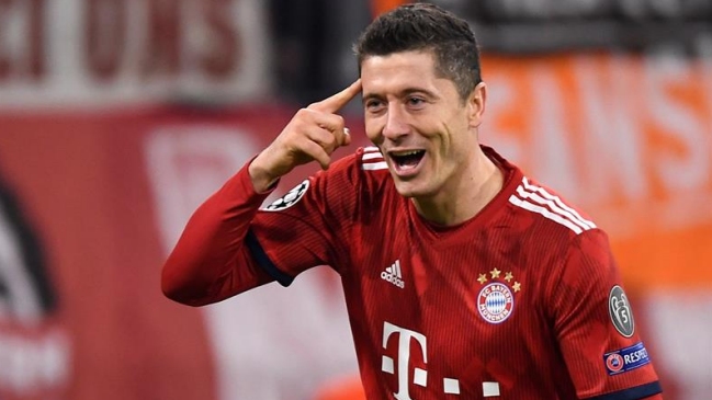 Lewandowski superó la barrera de los 50 tantos en la Champions en victoria de Bayern Munich