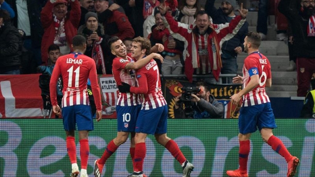 Atlético de Madrid derrotó a AS Mónaco y avanzó a octavos de final de la Champions