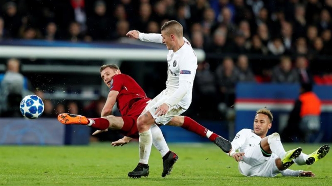 PSG venció a Liverpool y se ilusionó con los octavos de final de Champions League