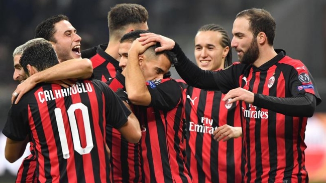 AC Milan goleó a Dudelange y quedó cerca de avanzar en la Europa League