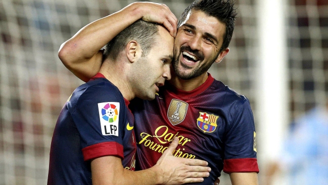 David Villa será compañero de Andrés Iniesta en Vissel Kobe de Japón