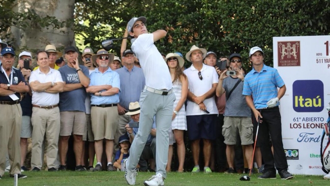 Joaquín Niemann se mantiene firme en su ruta por el título en el Abierto Los Leones