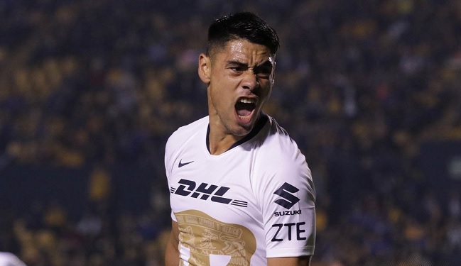Felipe Mora marcó un gol fundamental en clasificación de Pumas a semis en México