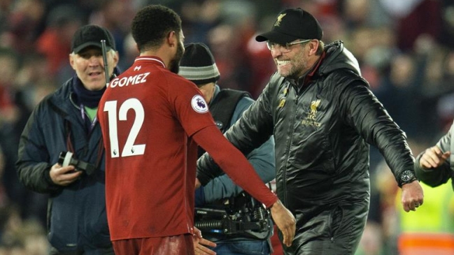 Jürgen Klopp recibió millonaria sanción por su festejo en el triunfo sobre Everton