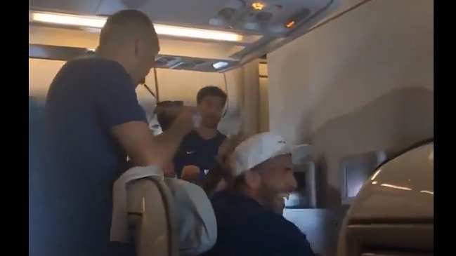 El distendido ambiente en el viaje de Boca Juniors a Madrid