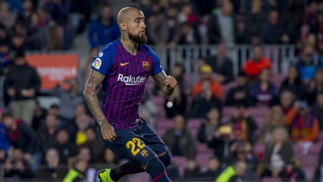 Ernesto Valverde: Es bueno el entusiasmo de Vidal por empujar el equipo hacia adelante