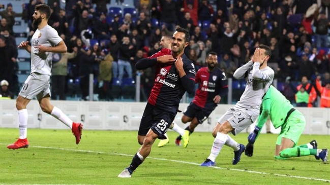 Cagliari logró agónico empate que aumentó la sequía de triunfos de AS Roma