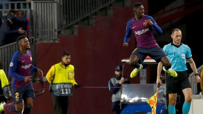 Dembelé se lució con un golazo “maradoniano” ante Tottenham en el Camp Nou