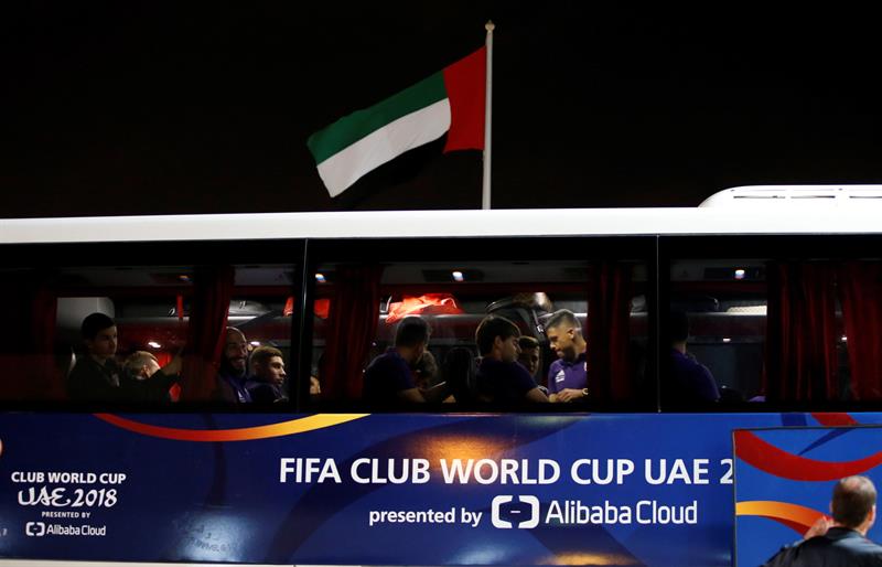 River Plate llegó a Abu Dhabi para afrontar el Mundial de Clubes