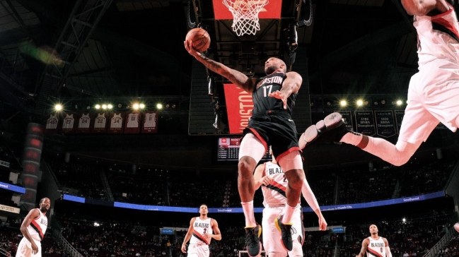 Harden y Nené lideraron remontada de los Rockets ante Portland